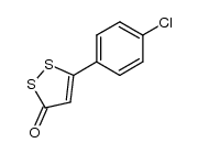 5-(4-chloro-phenyl)-[1,2]dithiol-3-one Structure