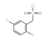 2,5-二氟苄基磺酰氯结构式