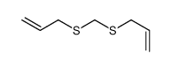 3-(prop-2-enylsulfanylmethylsulfanyl)prop-1-ene结构式