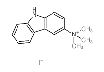 9H-carbazol-3-yl-trimethyl-azanium Structure