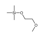 (2-methoxyethoxy)trimethylsilane结构式