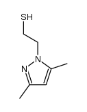 1-(2-mercaptoethyl)-3,5-dimethylpyrazole Structure