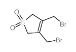 Thiophene,3,4-bis(bromomethyl)-2,5-dihydro-, 1,1-dioxide Structure