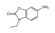 6-amino-3-ethyl-1,3-benzoxazol-2(3H)-one(SALTDATA: HCl)结构式
