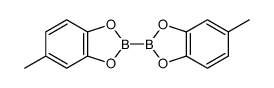 5-methyl-2-(5-methyl-1,3,2-benzodioxaborol-2-yl)-1,3,2-benzodioxaborole结构式