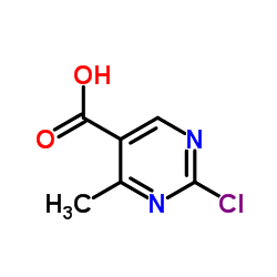 2-氯-4-甲基嘧啶-5-甲酸结构式