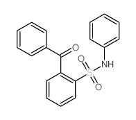 Benzenesulfonamide,2-benzoyl-N-phenyl- Structure