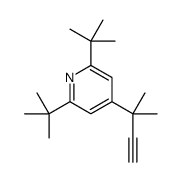 2,6-ditert-butyl-4-(2-methylbut-3-yn-2-yl)pyridine结构式