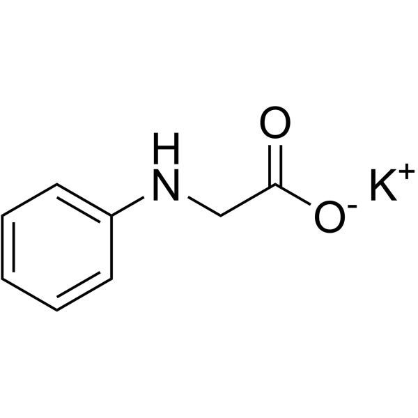 Potassium anilinoacetate Structure