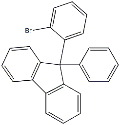 9-(2-BroMo-phenyl)-9-phenyl-9H-fluorene structure