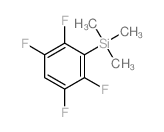 trimethyl-(2,3,5,6-tetrafluorophenyl)silane结构式