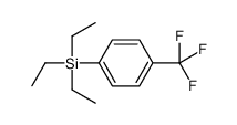 triethyl-[4-(trifluoromethyl)phenyl]silane Structure