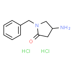 4-Amino-1-benzylpyrrolidin-2-one dihydrochloride Structure