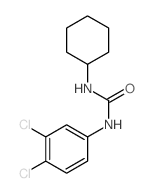 1-cyclohexyl-3-(3,4-dichlorophenyl)urea结构式