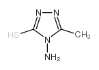 4-氨基-5-甲基-4H-3-巯基-1,2,4-三唑结构式