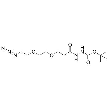 Azido-PEG2-t-Boc-hydrazide structure