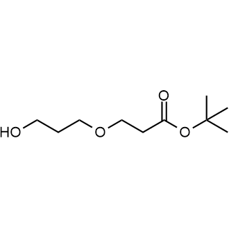 3-(羟丙氧基)丙酸叔丁酯结构式