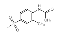 4-acetamido-3-methyl-benzenesulfonyl fluoride Structure