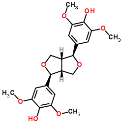 (+)-丁香树脂酚结构式
