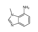 1-甲基-7-氨基-1H-苯并咪唑结构式