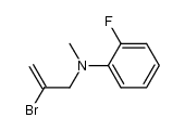 N-(2-bromoallyl)-2-fluoro-N-methylaniline结构式