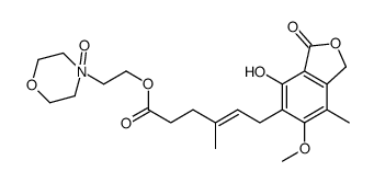 Mycophenolate mofetil N-oxide Structure