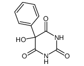 5-Hydroxy-5-phenyl-pyrimidin-2,4,6(1H,3H,5H)-trion结构式