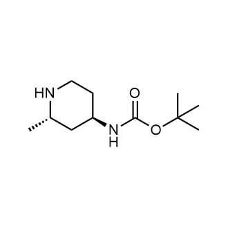((2S,4R)-2-甲基哌啶-4-基)氨基甲酸叔丁酯结构式