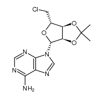 5'-deoxy-5'-chloro-2',3'-isopropylideneadenosine Structure