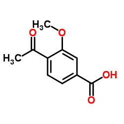 4-Acetyl-3-methoxybenzoic acid Structure
