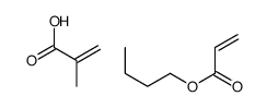 butyl prop-2-enoate,2-methylprop-2-enoic acid Structure