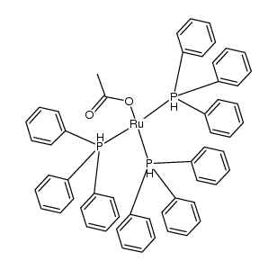 [(Ph3P)3Ru(H)(OAc)] Structure