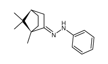(1R)-bornan-2-one-phenylhydrazone结构式