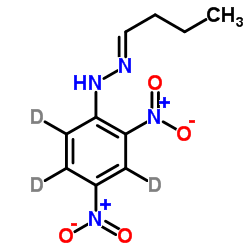 (1E)-1-Butylidene-2-[2,4-dinitro(2H3)phenyl]hydrazine Structure