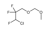 1-chloro-1,2,2-trifluoro-3-(methoxymethoxy)propane结构式