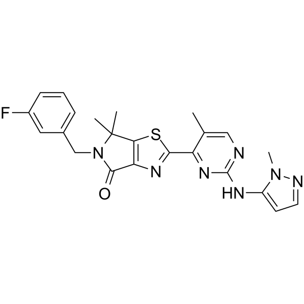 ERK1/2 inhibitor 7结构式