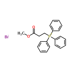 甲氧甲酰基乙基三苯基溴化膦结构式
