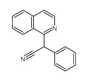 1-Isoquinolineacetonitrile,a-phenyl- Structure