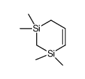 1,1,3,3-tetramethyl-2,4-dihydro-1,3-disiline结构式