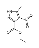 ethyl 5-methyl-4-nitro-1H-pyrazole-3-carboxylate结构式