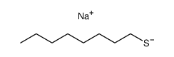 sodium octyl mercaptide Structure