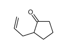 2-prop-2-enylcyclopentan-1-one结构式