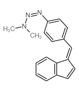 1-Triazene,1-[4-(1H-inden-1-ylidenemethyl)phenyl]-3,3-dimethyl-结构式