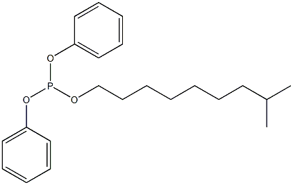 Isodecyl diphenyl phosphite结构式