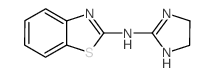 2-Benzothiazolamine, N-(4,5-dihydro-1H-imidazol-2-yl)- (en)结构式