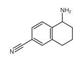 1-氨基-6-氰基-1,2,3,4-四氢萘结构式