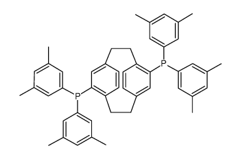 |S|-(+)-4,12-双[二(3,5-二甲苯基)膦]-[2.2]-对环芳烷结构式