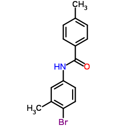N-(4-Bromo-3-methylphenyl)-4-methylbenzamide Structure
