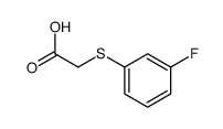 (3-Fluoro-phenylsulfanyl)-acetic acid Structure