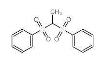 1-(benzenesulfonyl)ethylsulfonylbenzene Structure